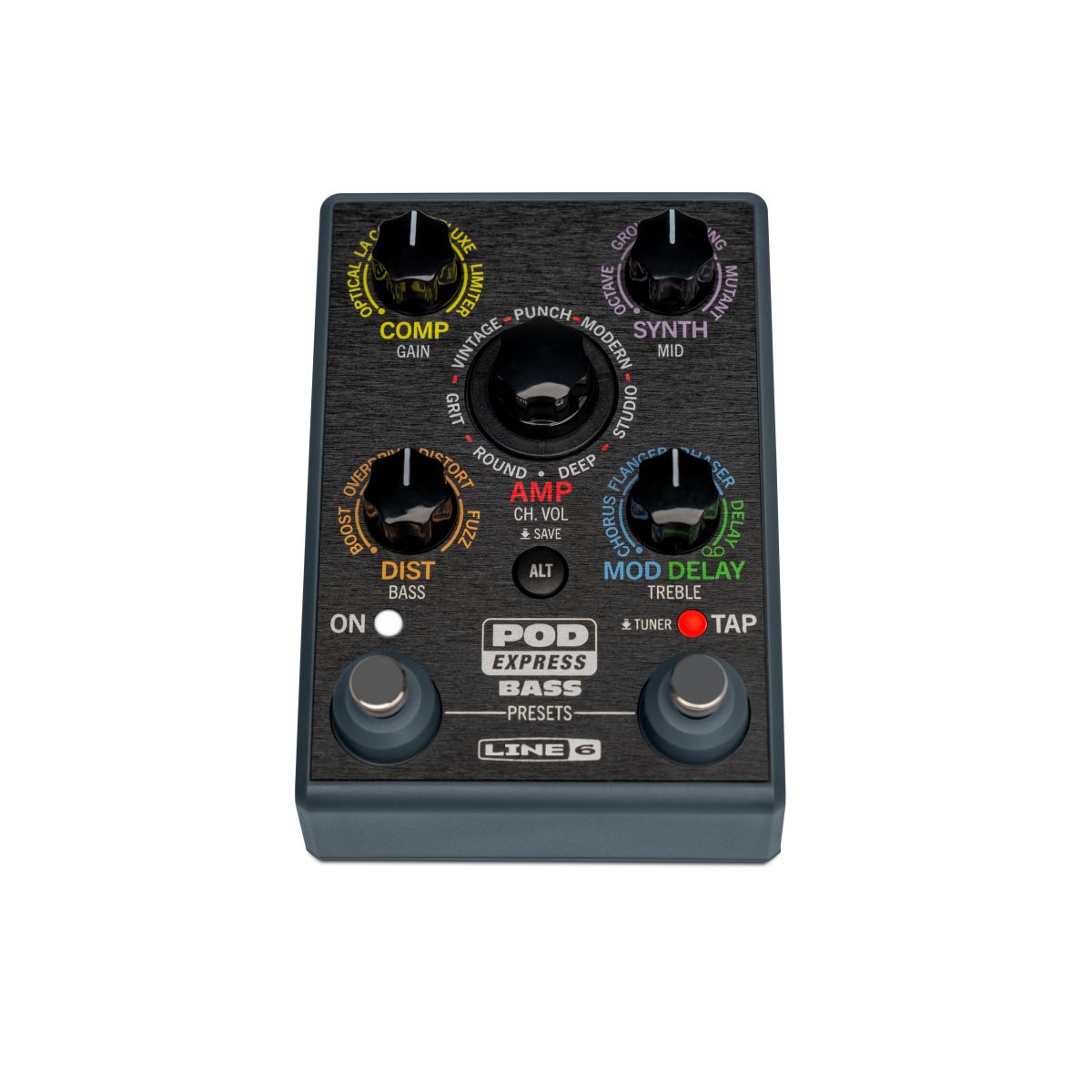 Line 6 Pod Express Bass | With 2 FREE Pedal Toppers