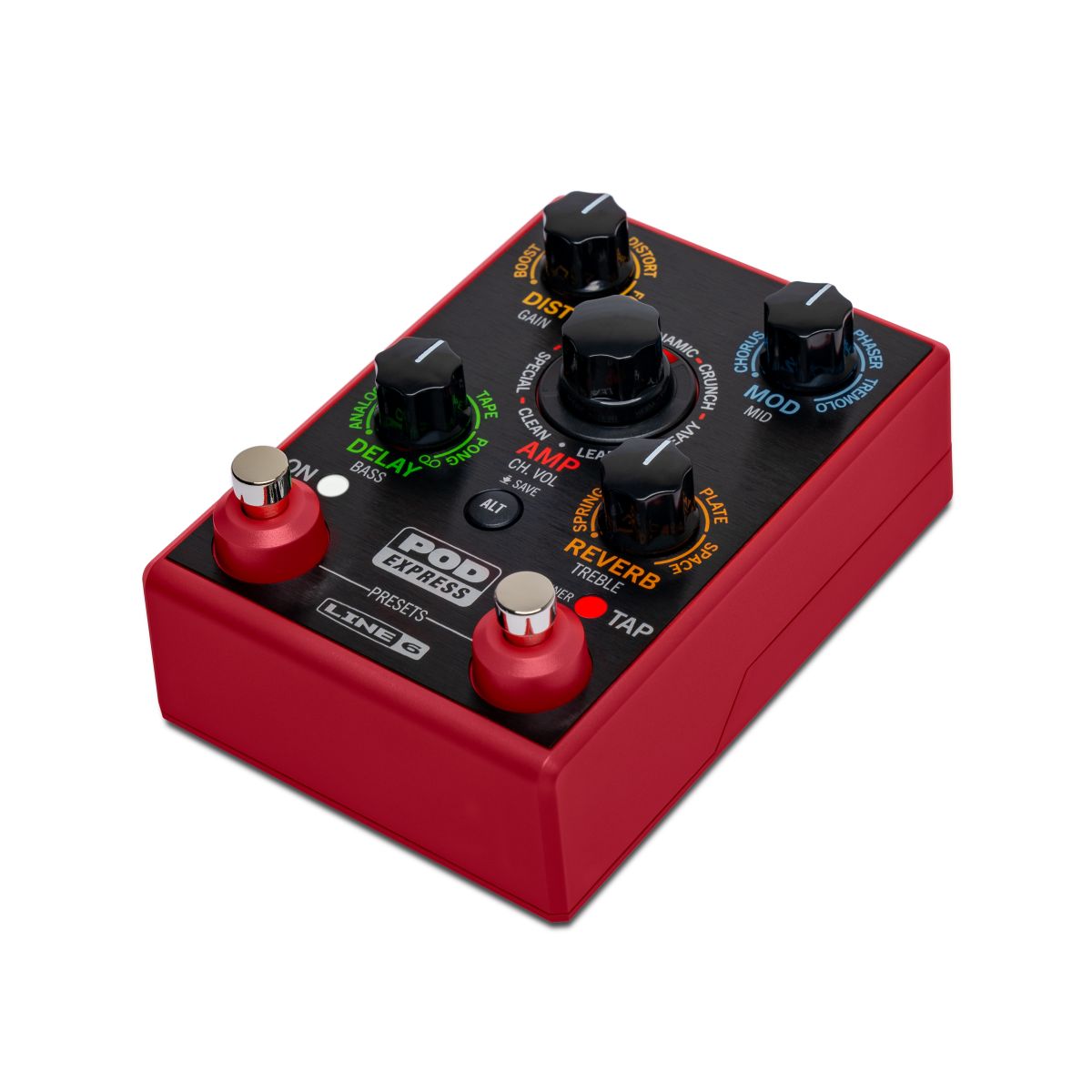 Line 6 Pod Express Guitar | With 2 FREE Pedal Toppers