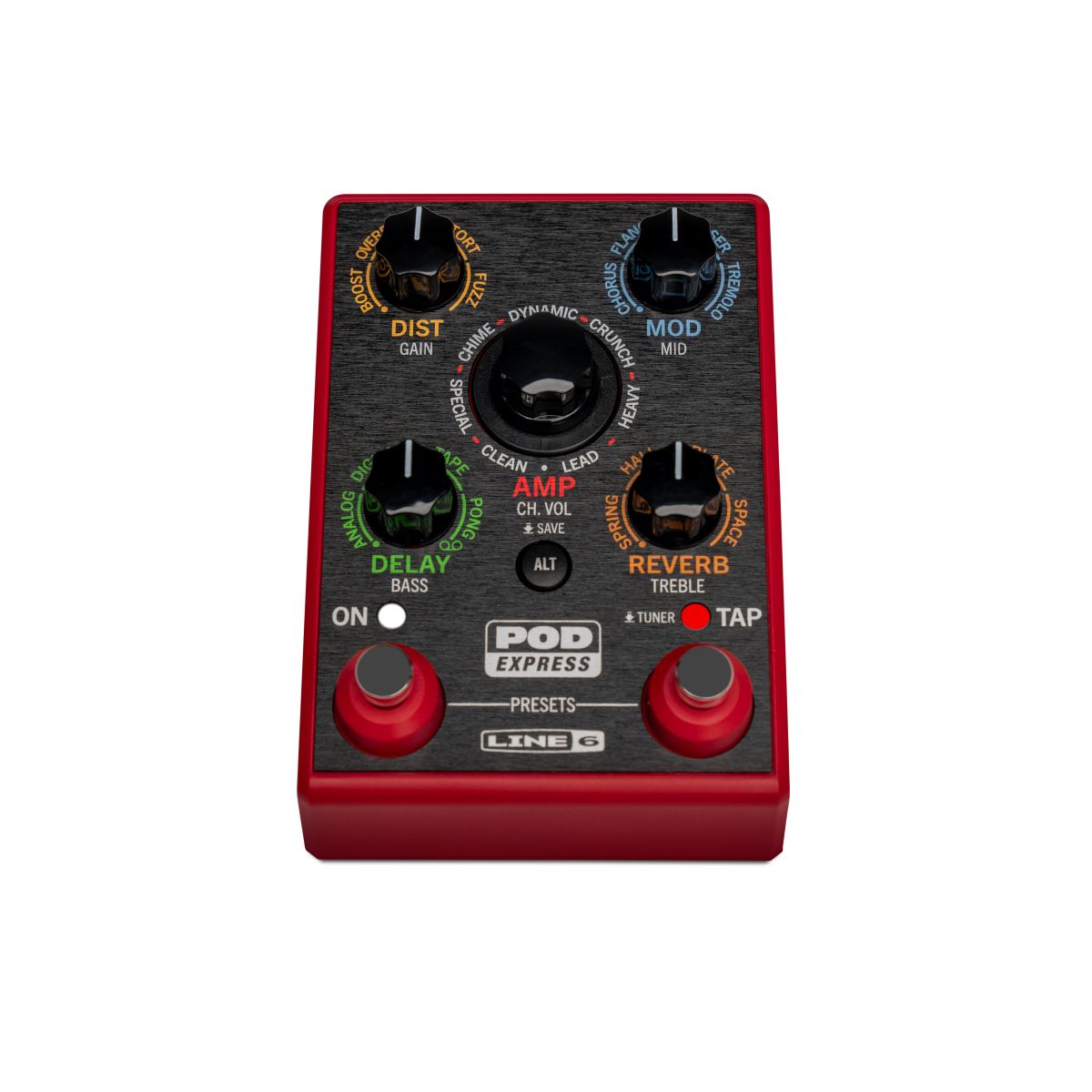 Line 6 Pod Express Guitar | With 2 FREE Pedal Toppers