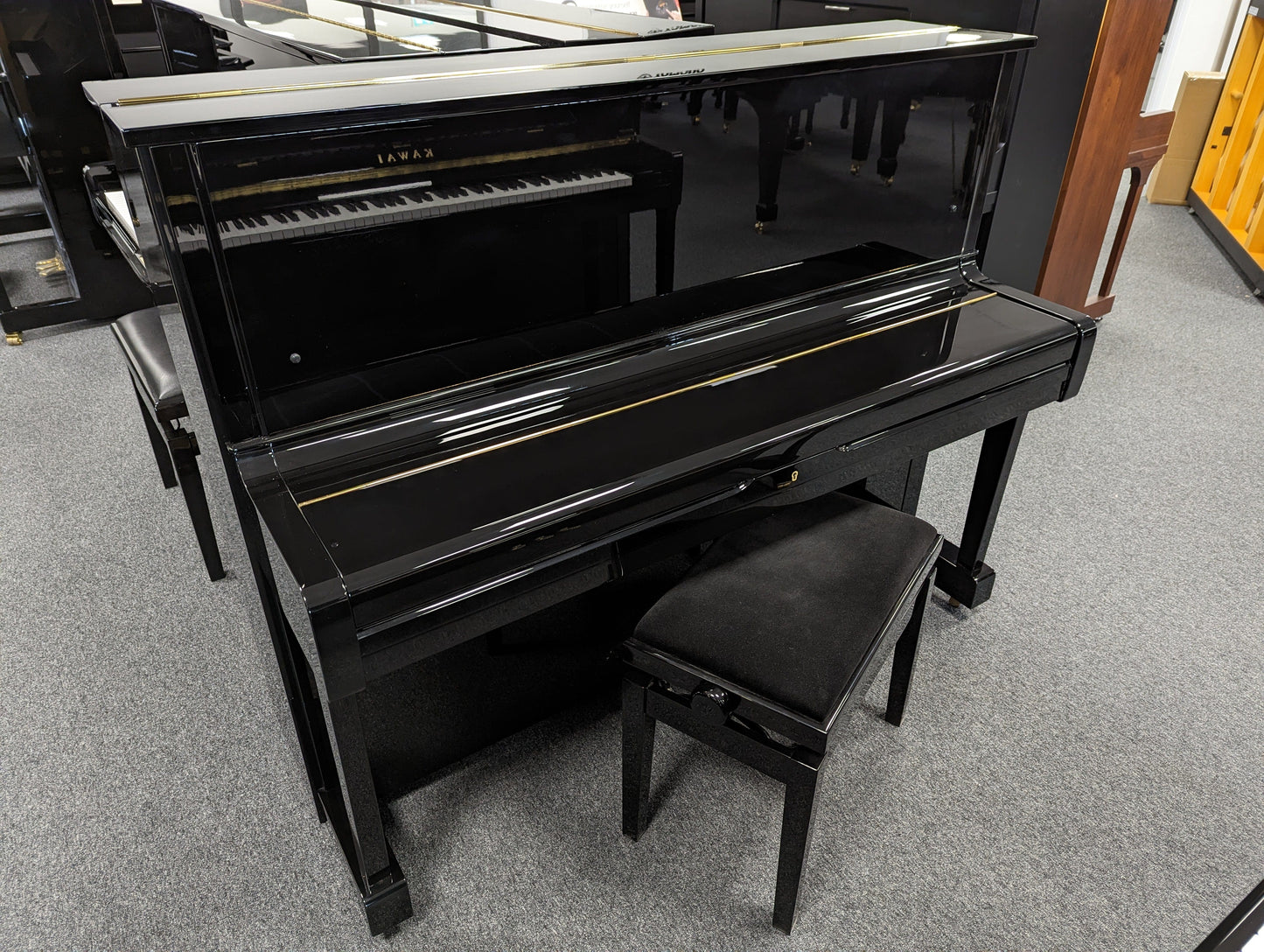 Yamaha U1 Upright Piano With Stool; Ser No H1891417 | Reconditioned As New