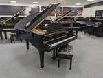 Reconditioned Yamaha C3 Polished Ebony Grand Piano Upright Piano with Matching Stool Serial No: B2531979