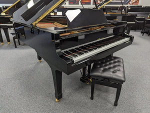 Reconditioned Yamaha C3 Polished Ebony Grand Piano Upright Piano with Matching Stool Serial No: B2531979