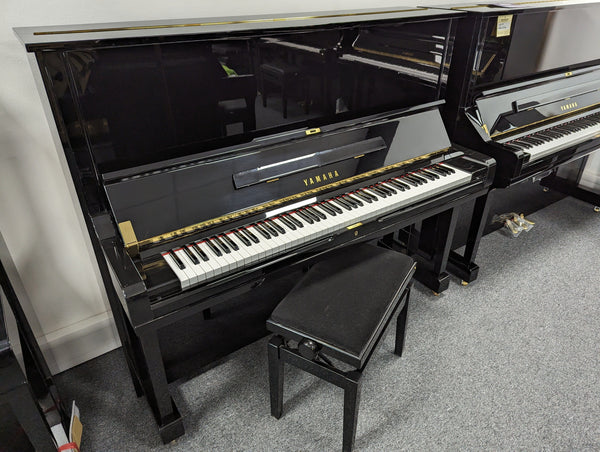 Reconditioned As New Yamaha U3 Upright Piano With Stool; Ser No H1550814