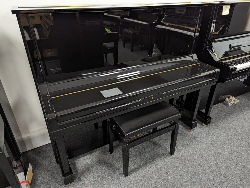 Reconditioned As New Yamaha U3 Upright Piano With Stool; Ser No H1550814