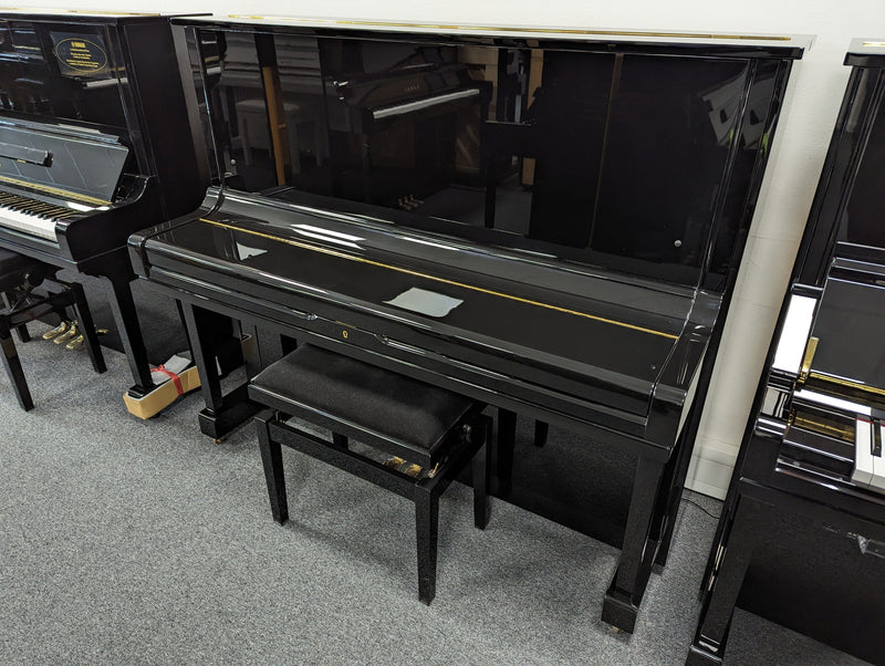 Reconditioned As New Yamaha U3 Upright Piano With Stool; Ser No H1550814
