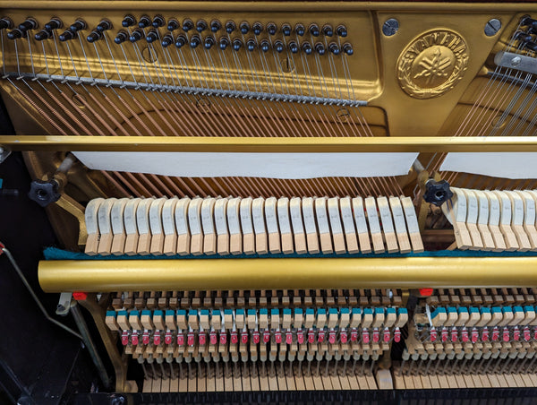 Reconditioned As New Yamaha U3 Upright Piano With Stool; Ser No H1550814