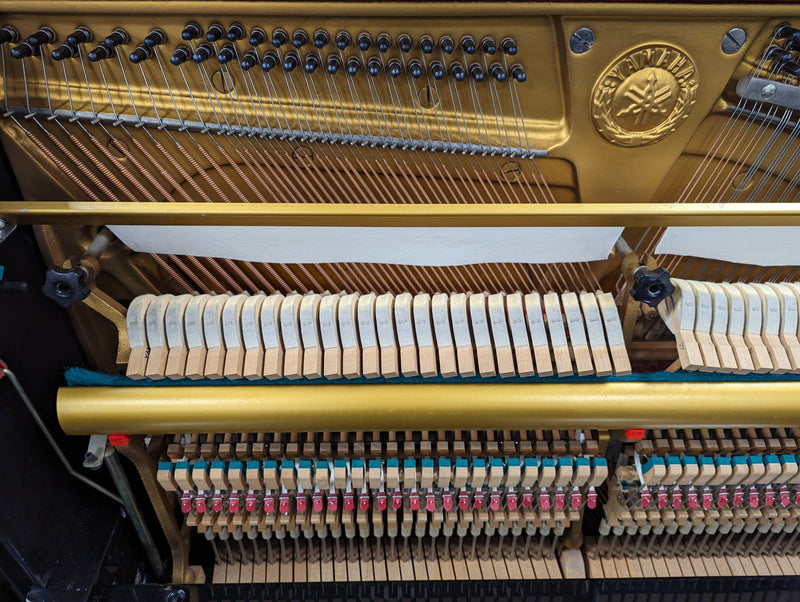 Reconditioned As New Yamaha U3 Upright Piano With Stool; Ser No H1550814