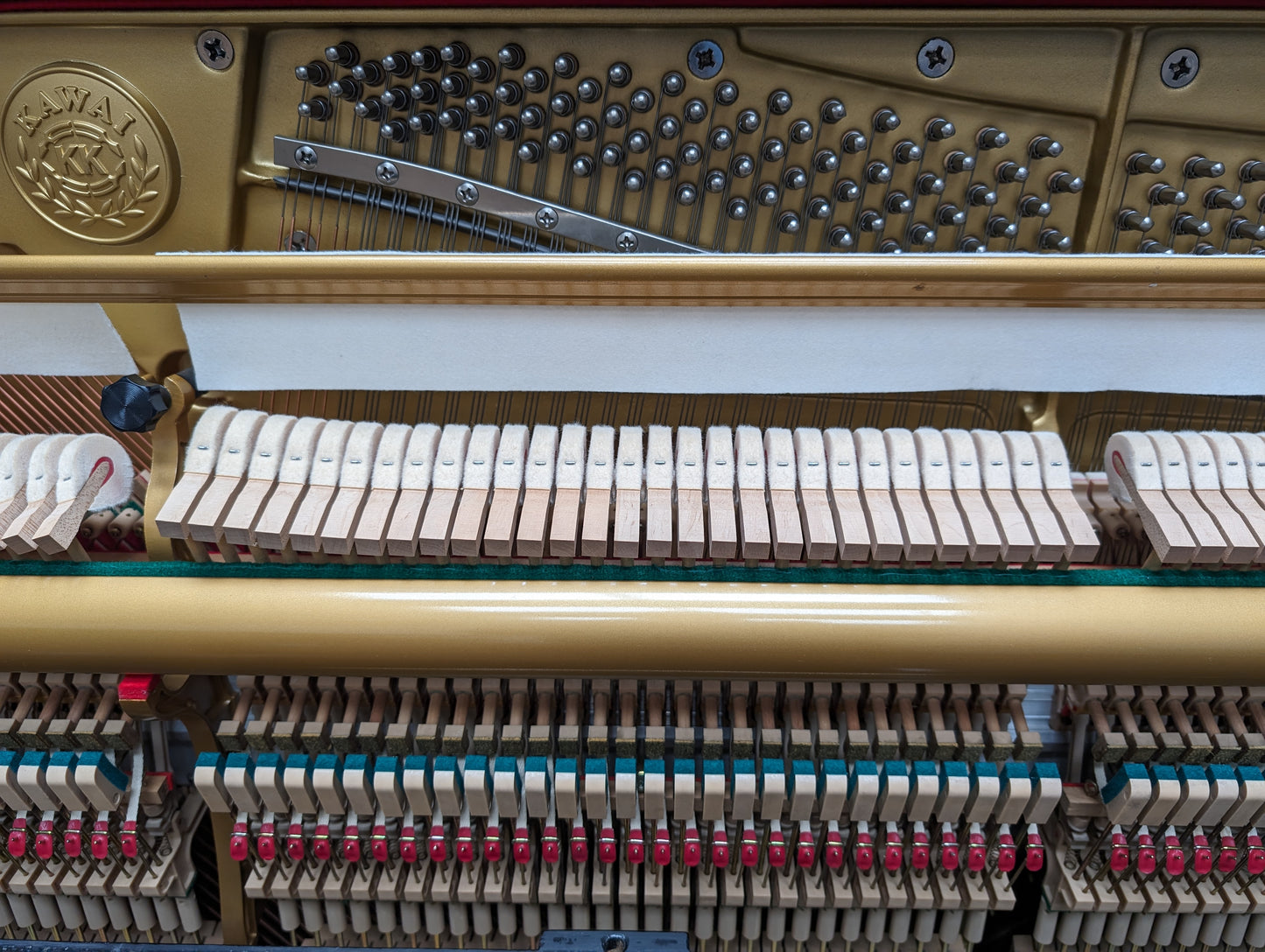 Kawai BS2N Upright Piano oin Polished Black Serial No: 2130158 | RECONDITIONED AS NEW