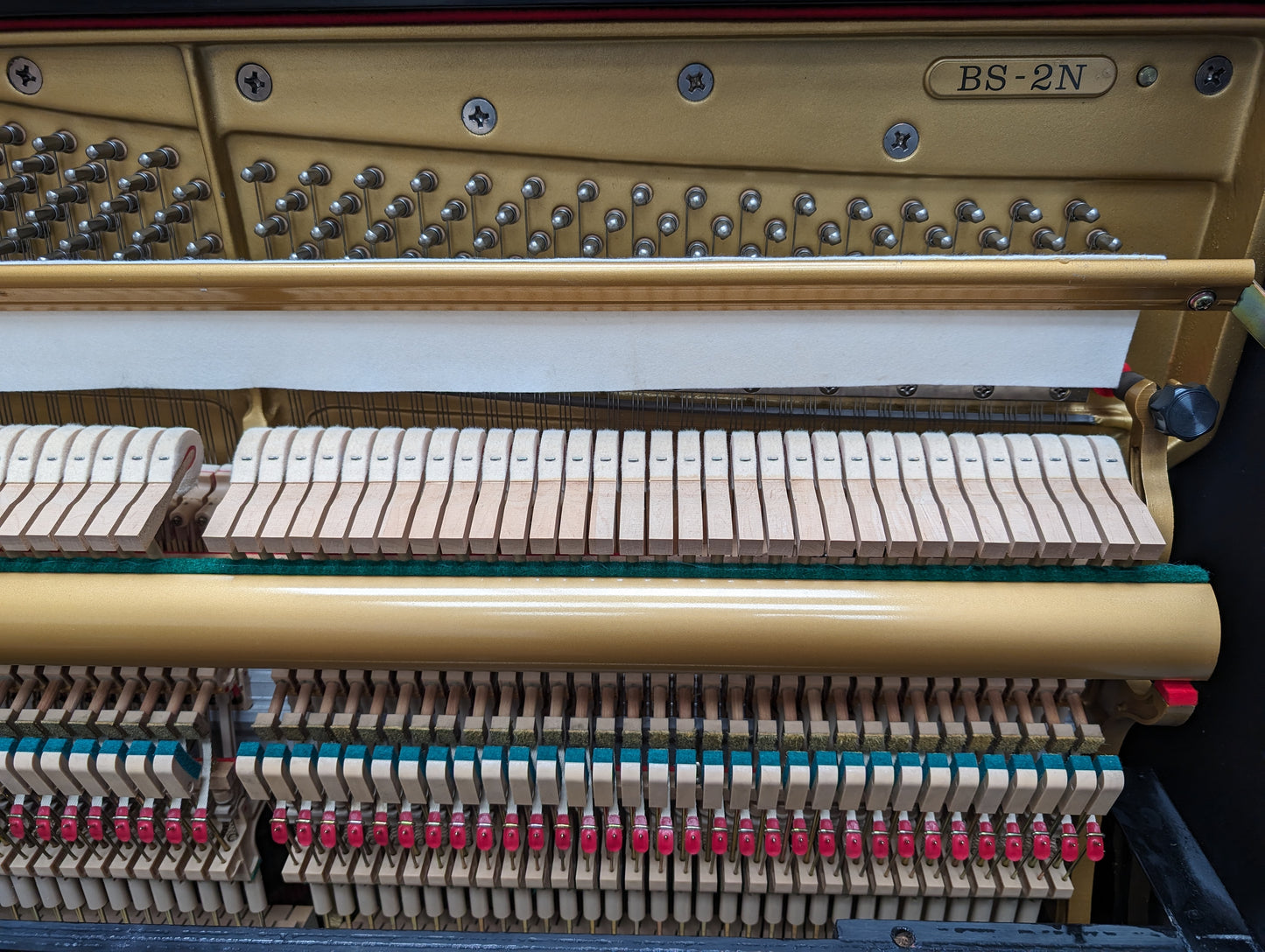 Kawai BS2N Upright Piano oin Polished Black Serial No: 2130158 | RECONDITIONED AS NEW