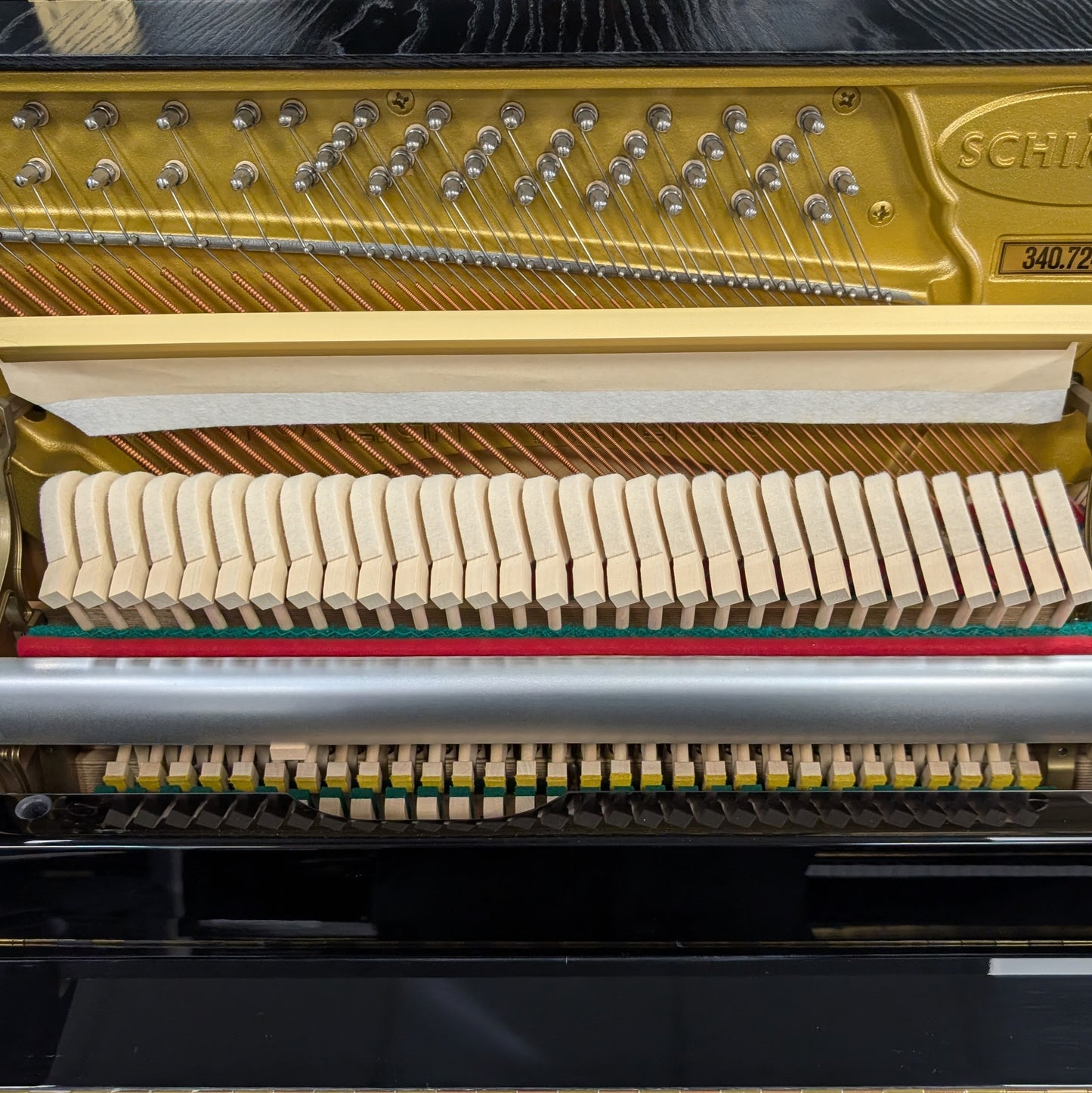 Schimmel 116 Upright Piano In Polished Ebony: Serial No: 340724 | Second Hand