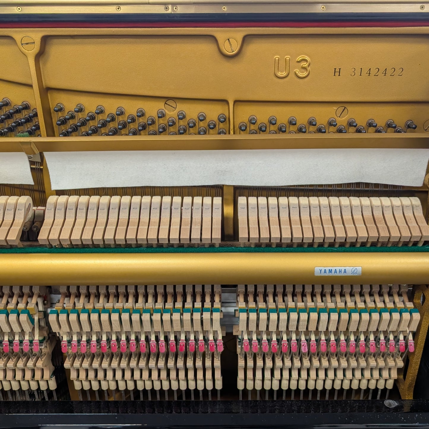 Yamaha U3 Upright Piano in Polished Black Serial No: H3142422 | RECONDITIONED AS NEW