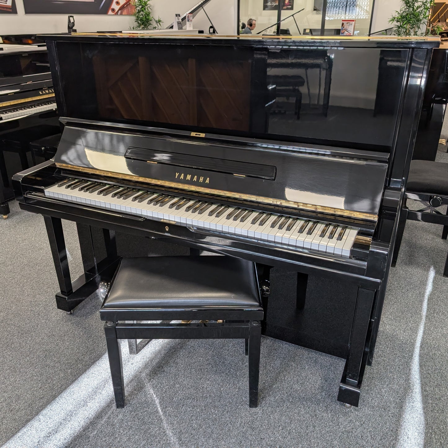 Yamaha U3 Upright Piano In Polished Ebony: Serial No: 2414591 | Second Hand