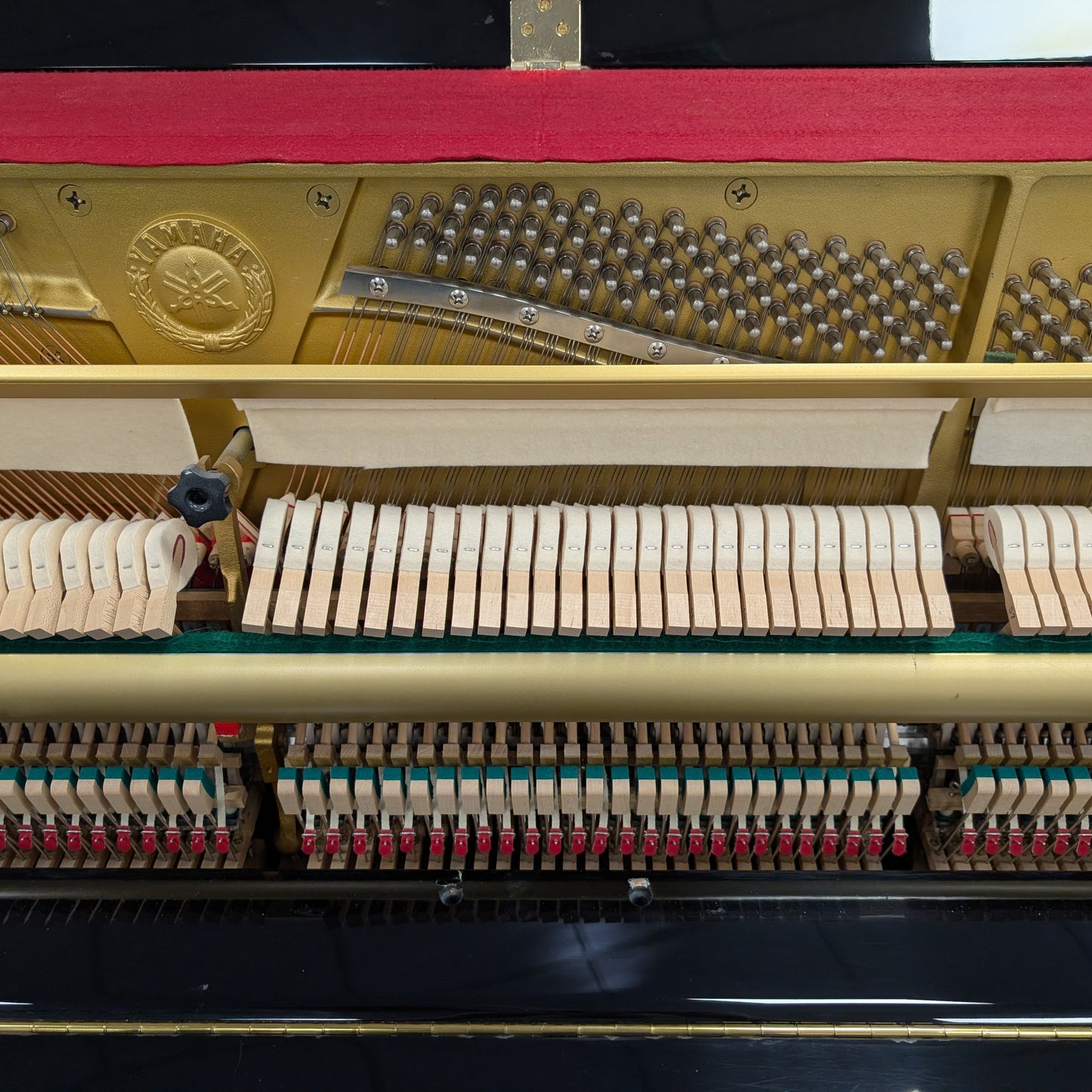Yamaha P116 Upright Piano In Polished Ebony: Serial No: 4286439 | Second Hand