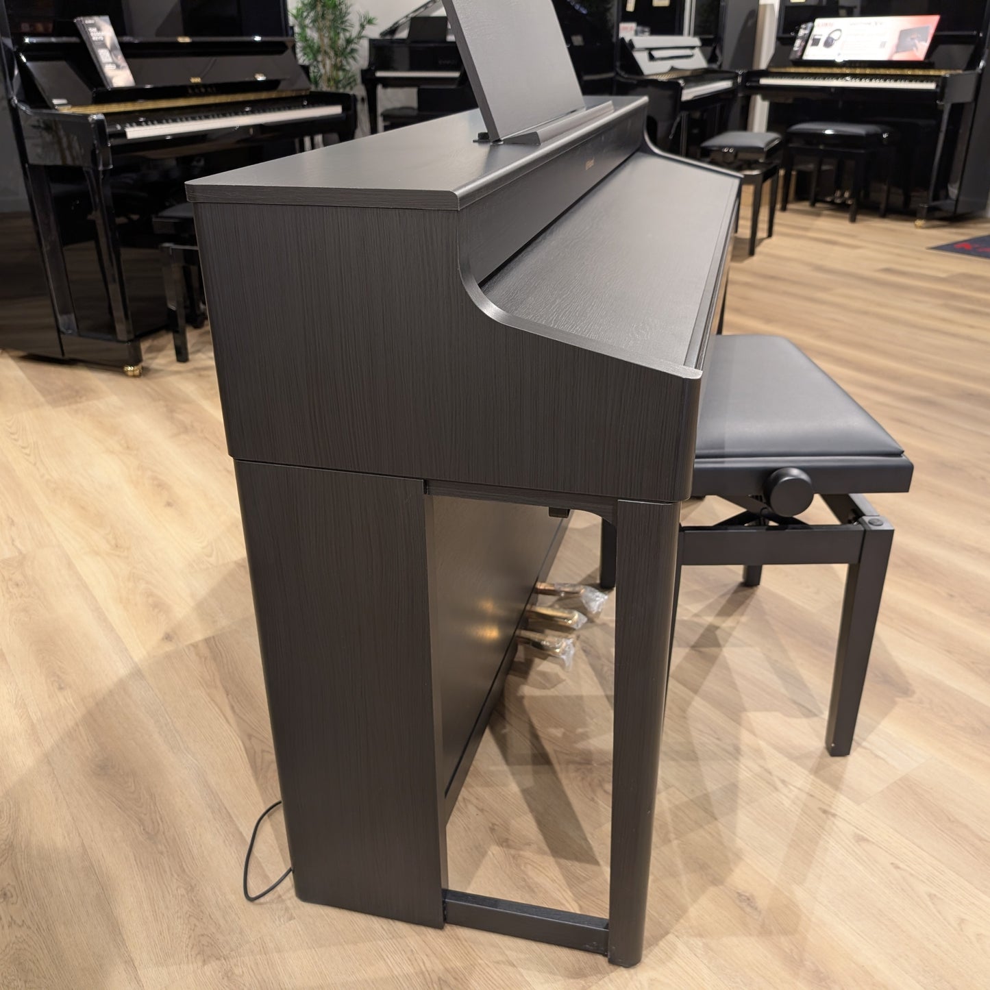 Roland HP702 Digital Piano in Charcoal Black Incl Matching Stool Serial No: Z0M3948 | Second Hand