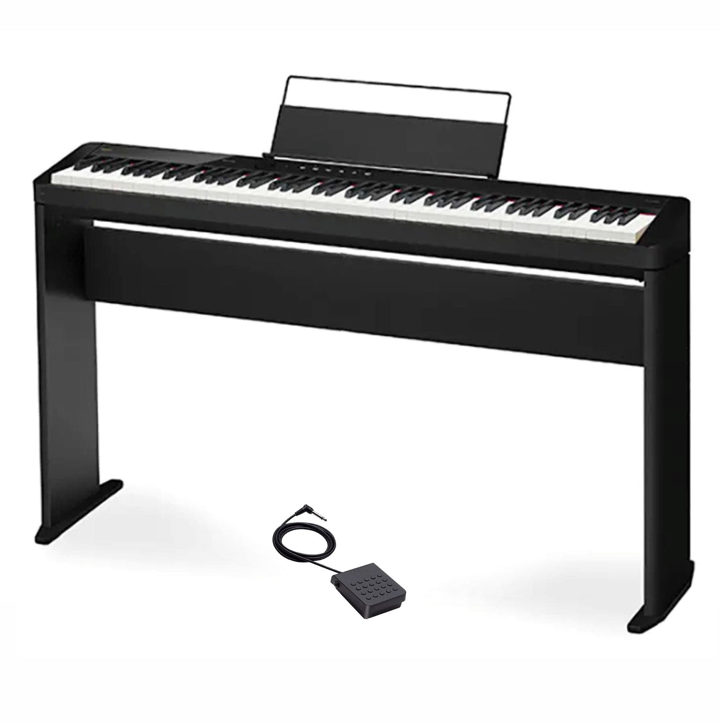 Casio PX-S1100 Bundle With CS68P Wooden Stand; Black