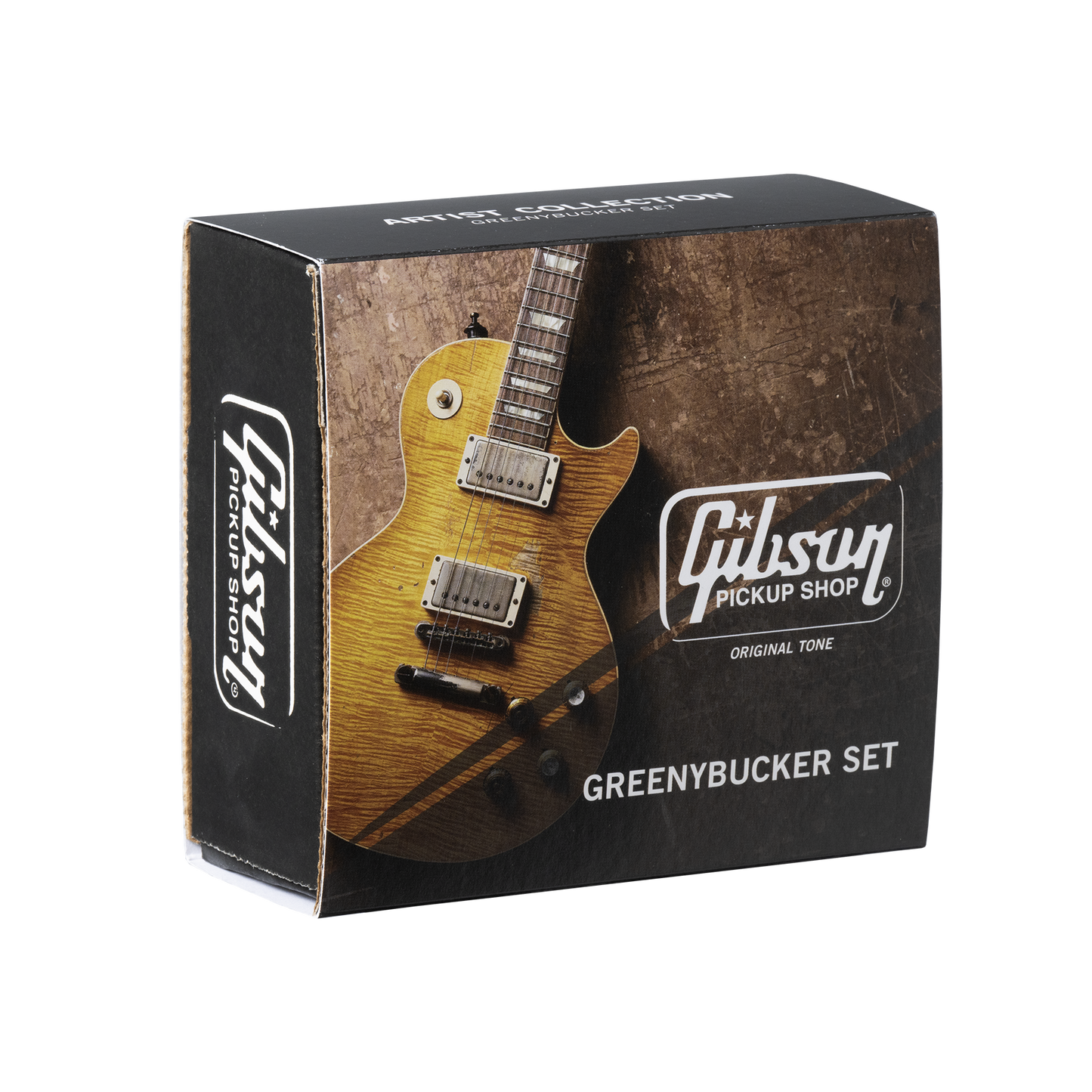 Gibson Kirk Hammett Greenybucker Set (Double black, Nickel cover, Unpotted, Rhythm pickup reverse polarity, T: 8.7k, R: 8.3K, Alnico 2)