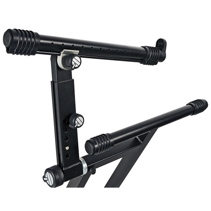 Quiklok QL742 Heavy Duty Double Tier Keyboard Stand