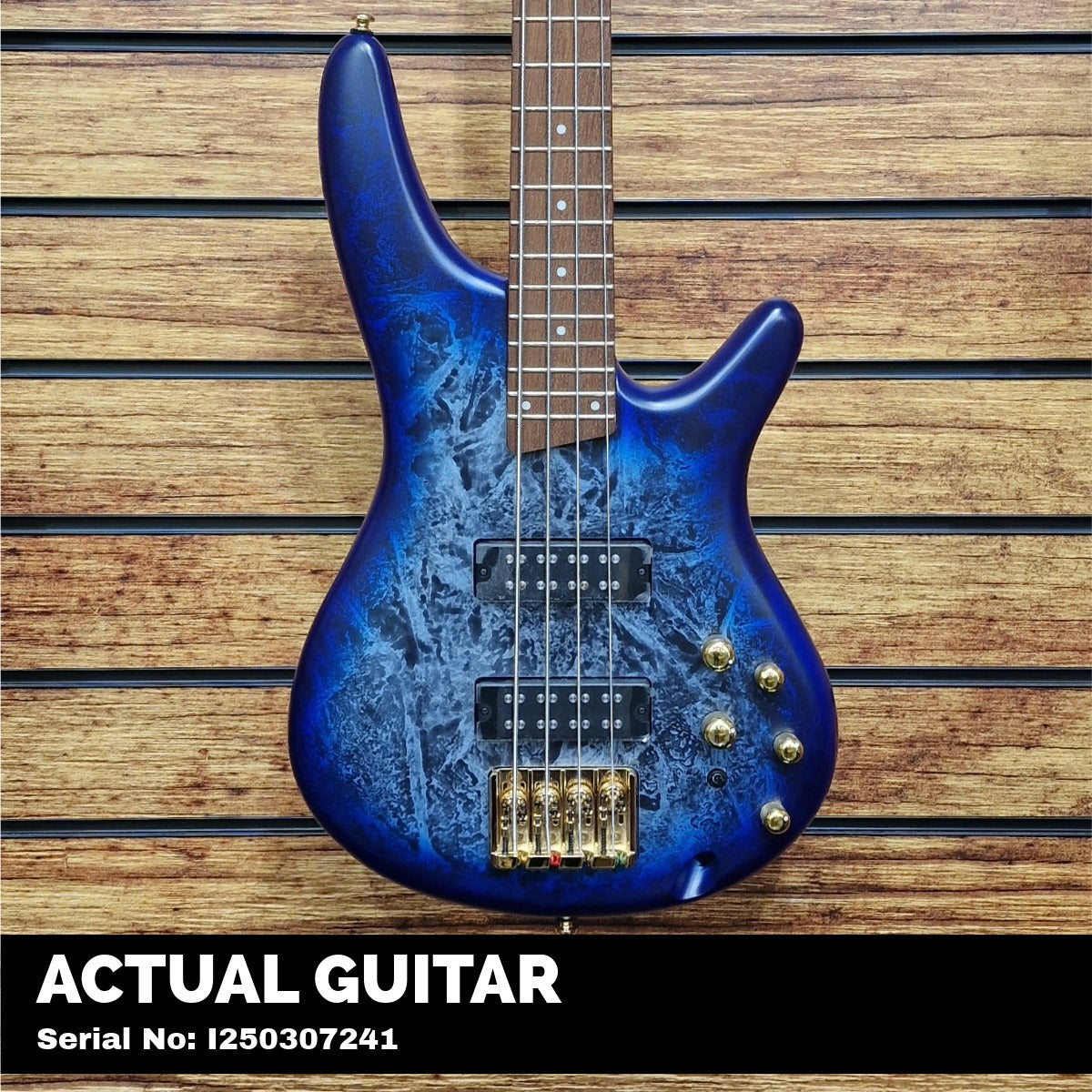 Ibanez SR300EDX-CZM Bass; Cosmic Blue Frozen Matte