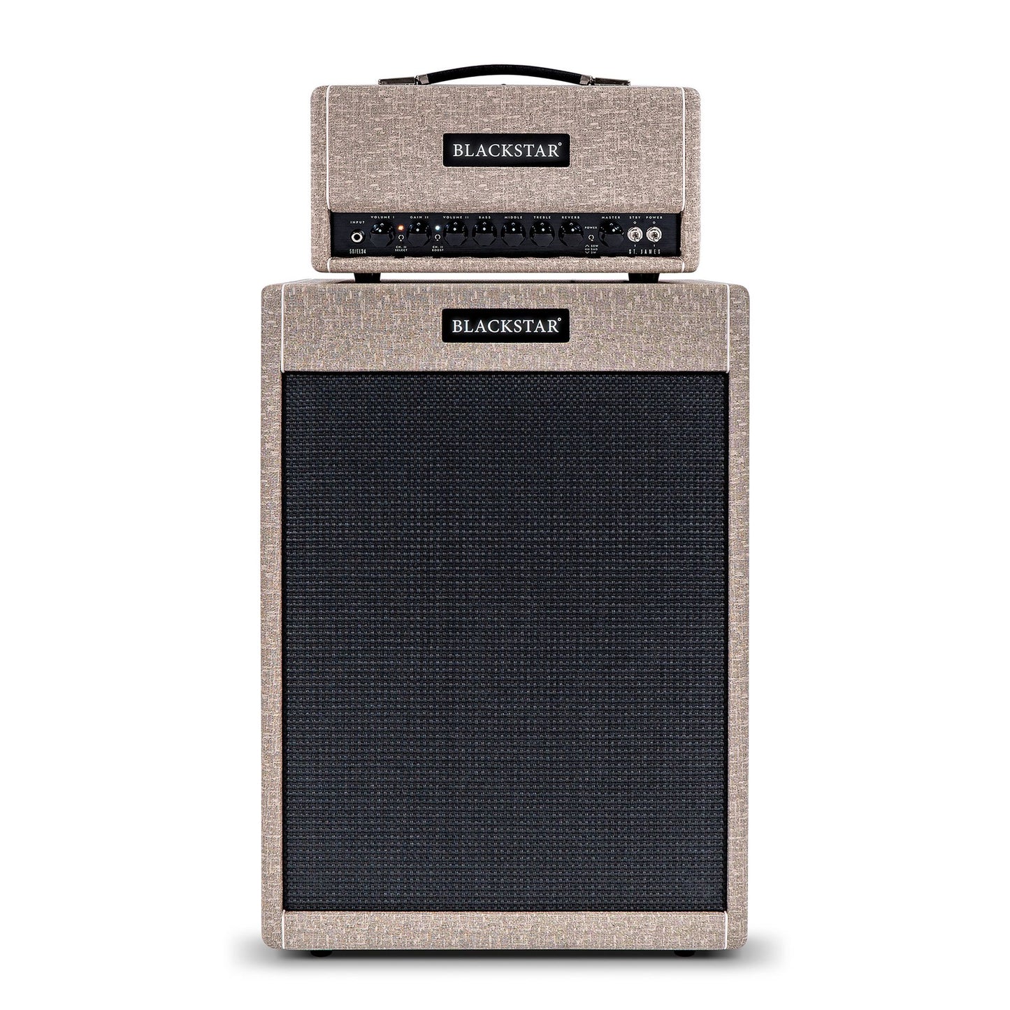 Blackstar St James EL34 50w Guitar Amp Half Stack