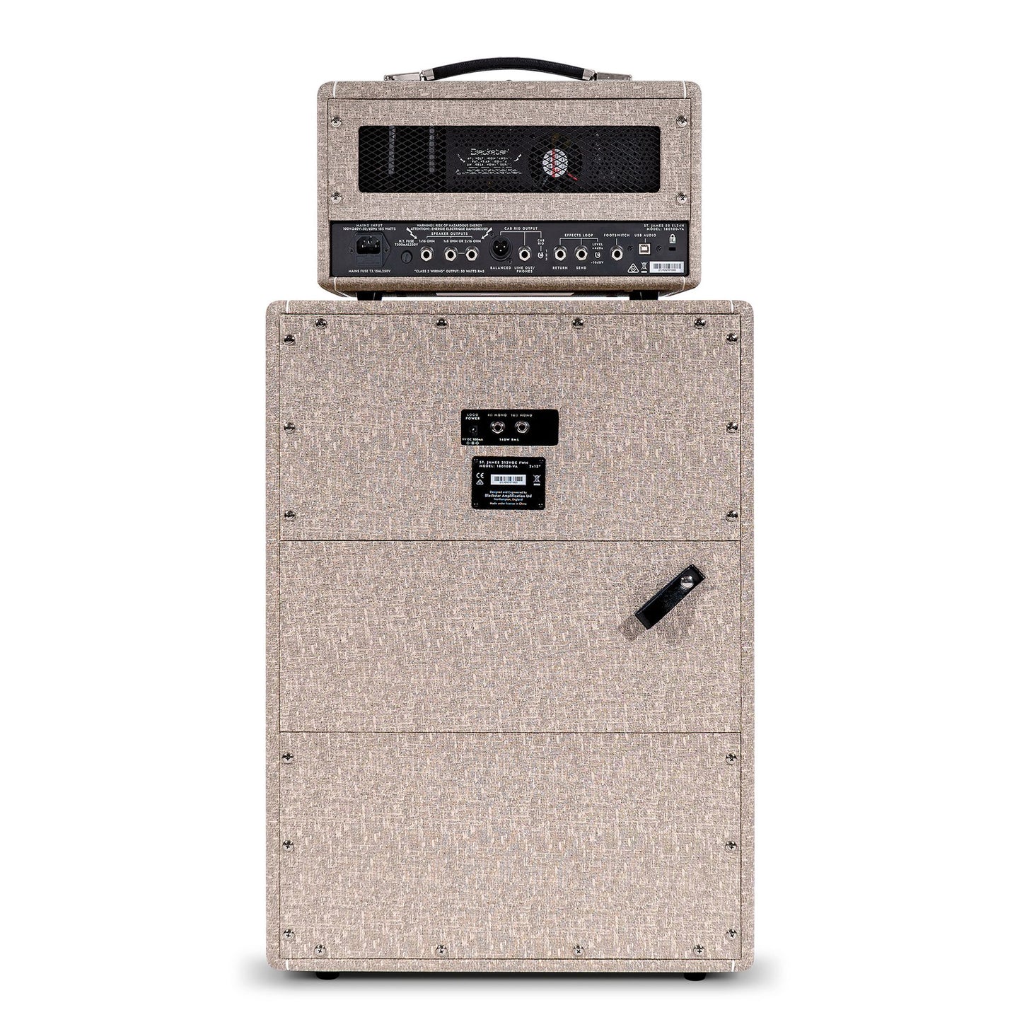 Blackstar St James EL34 50w Guitar Amp Half Stack