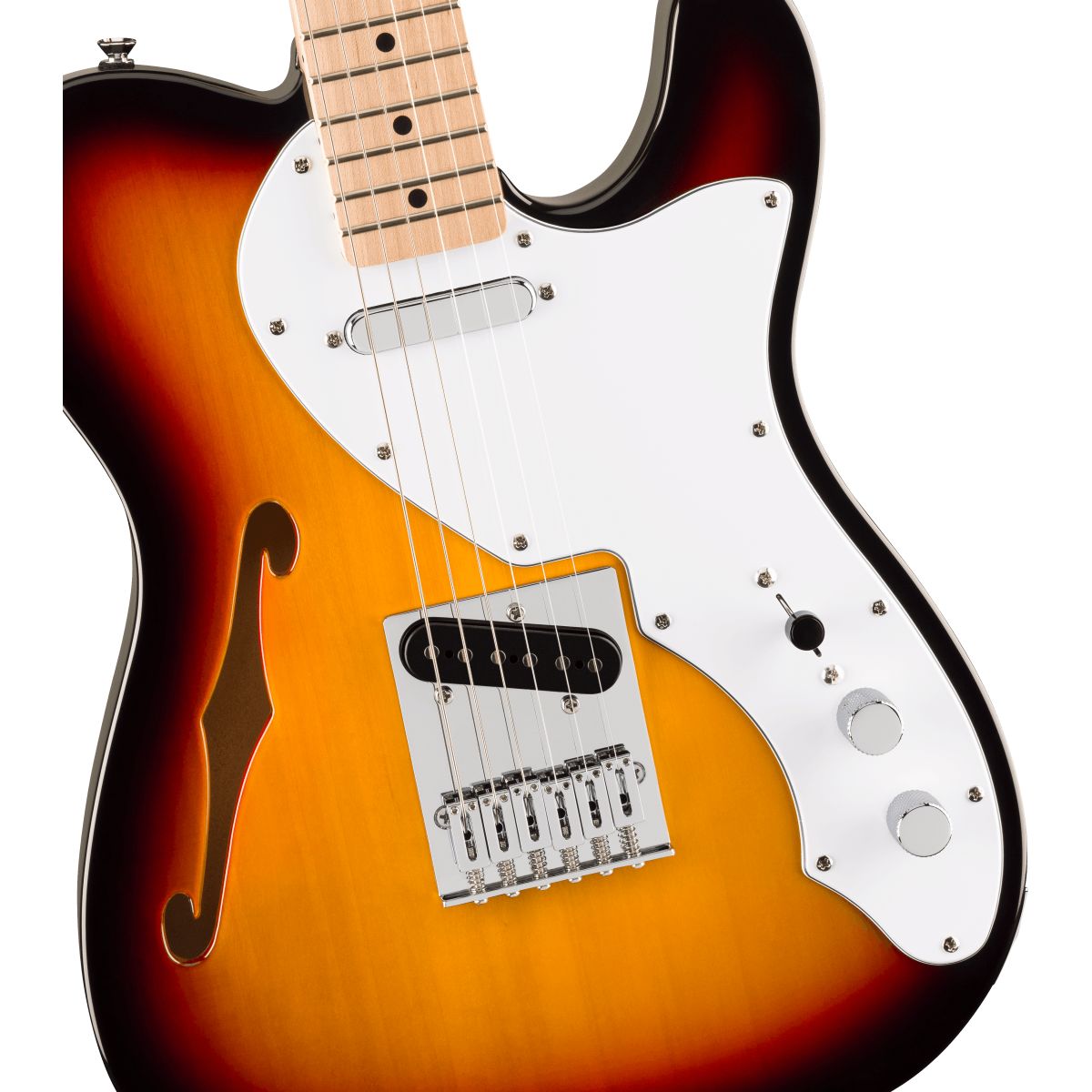 Squier Affinity Series Telecaster Thinline; 3-Color Sunburst