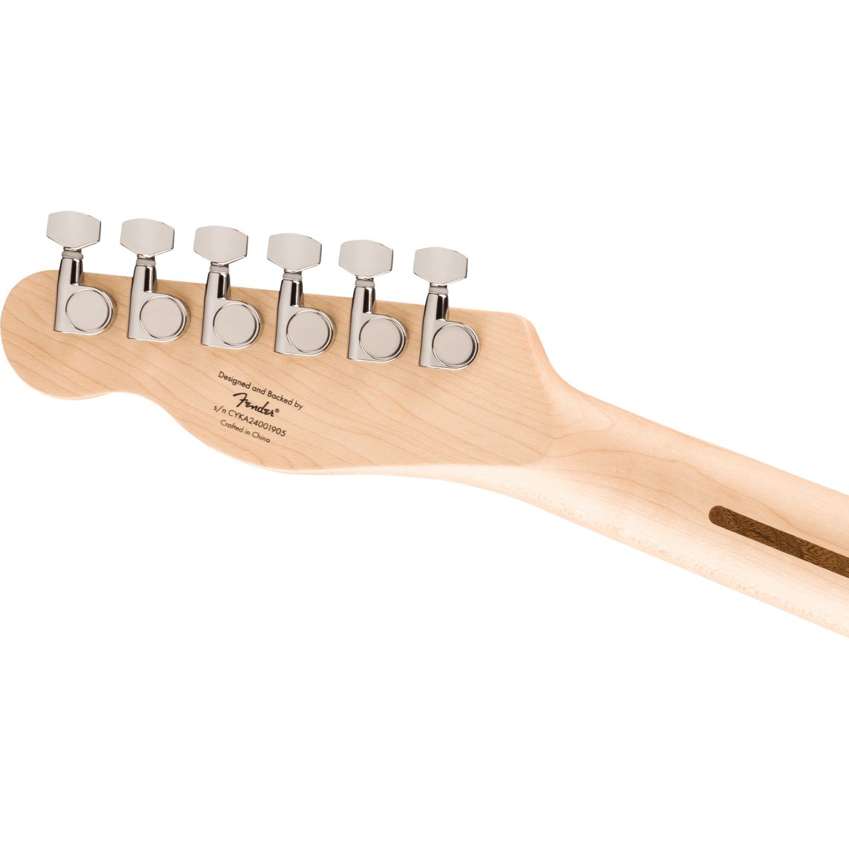 Squier Affinity Series Telecaster Thinline; Olympic White