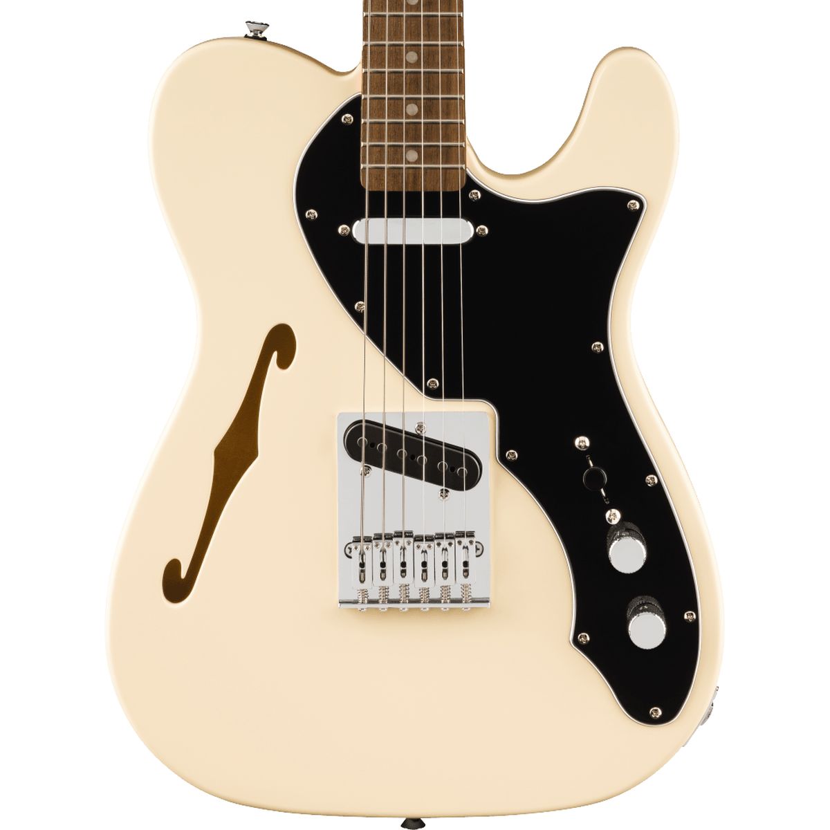 Squier Affinity Series Telecaster Thinline; Olympic White