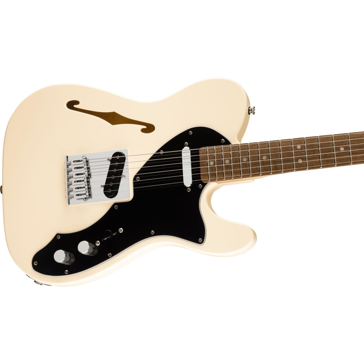 Squier Affinity Series Telecaster Thinline; Olympic White