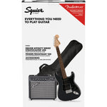 Squier Affinity Stratocaster HSS Guitar Pack Charcoal Frost Metallic