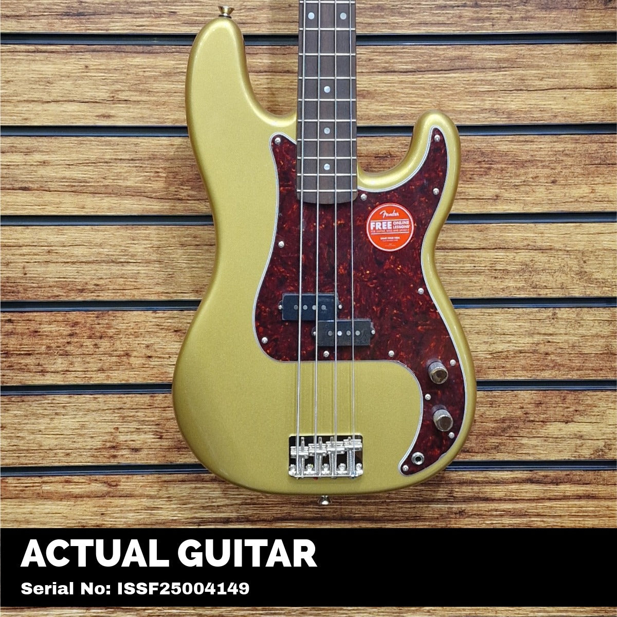 Squier Limited Edition Classic Vibe 60s Precision Bass; Aztec Gold