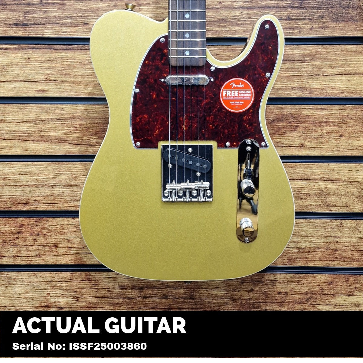 Squier Limited Edition Classic Vibe 60s Telecaster; Aztec Gold