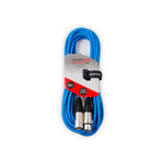 StageCore 350 6m XLR to XLR Mic Cable; Blue