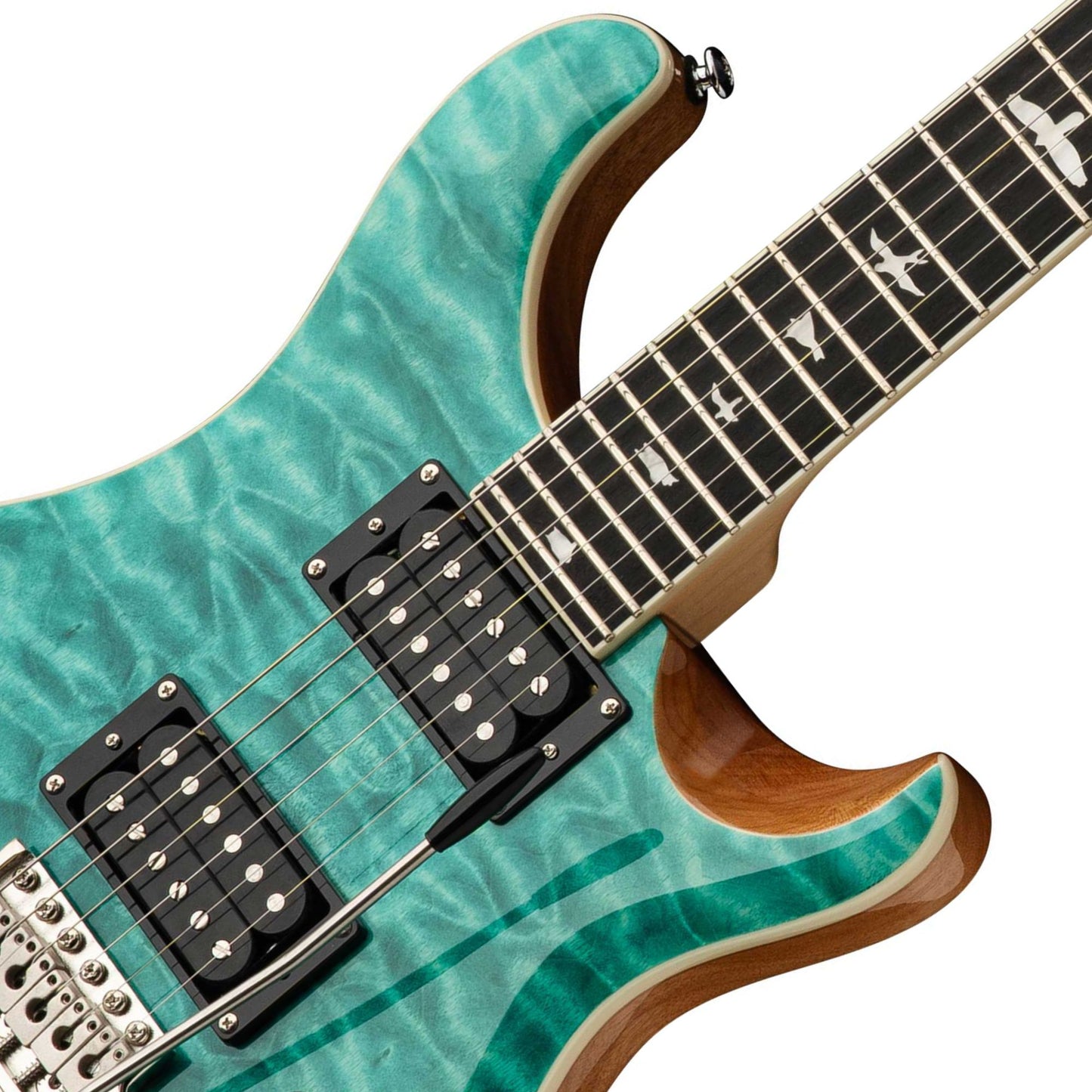 PRS SE Custom 24 Electric Guitar; Turquoise Quilt