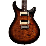 PRS SE Custom 24 Electric Guitar; Black & Gold Sunburst Quilt