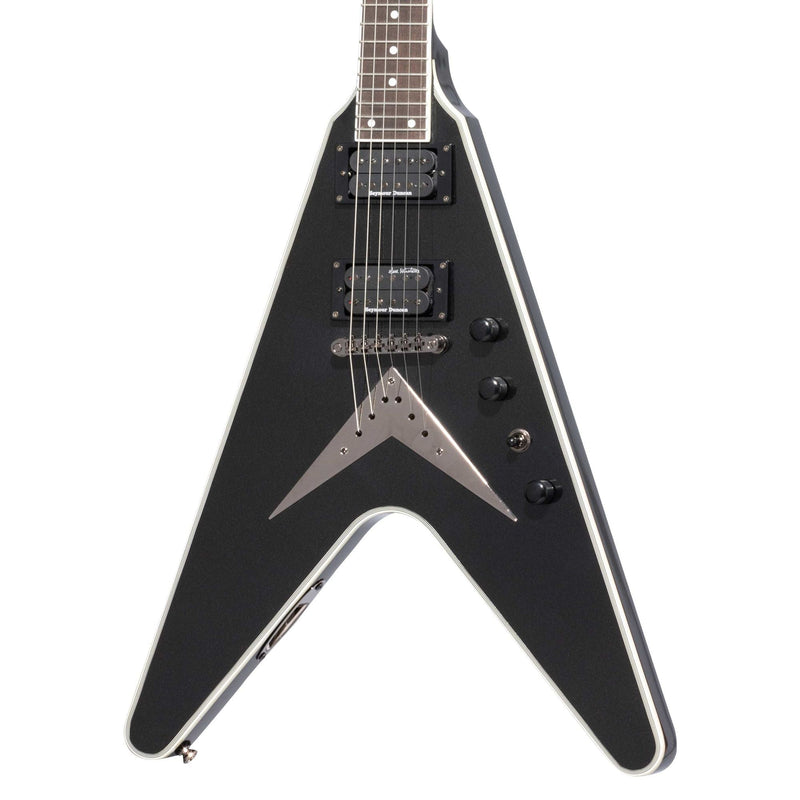 Epiphone Dave Mustaine Flying V Custom Black Metallic inc Case