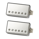 Gibson Kirk Hammett Greenybucker Guitar Pickup Set (Double black, Nickel cover, Unpotted, Rhythm pickup reverse polarity)
