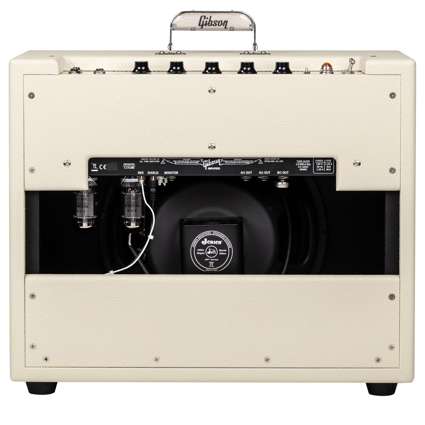 Gibson Falcon 20 1x12 Combo; Cream Bronco, Oxblood Grille