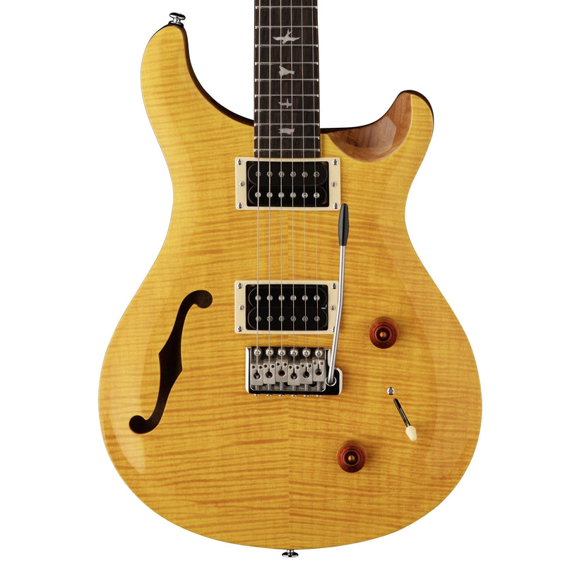 PRS SE Custom 22 Semi Hollow Santana Yellow Guitar