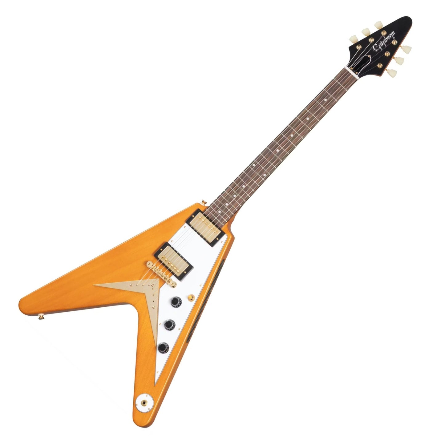 Epiphone 1958 Korina Flying V (Incl. Hard Case); Aged Natural
