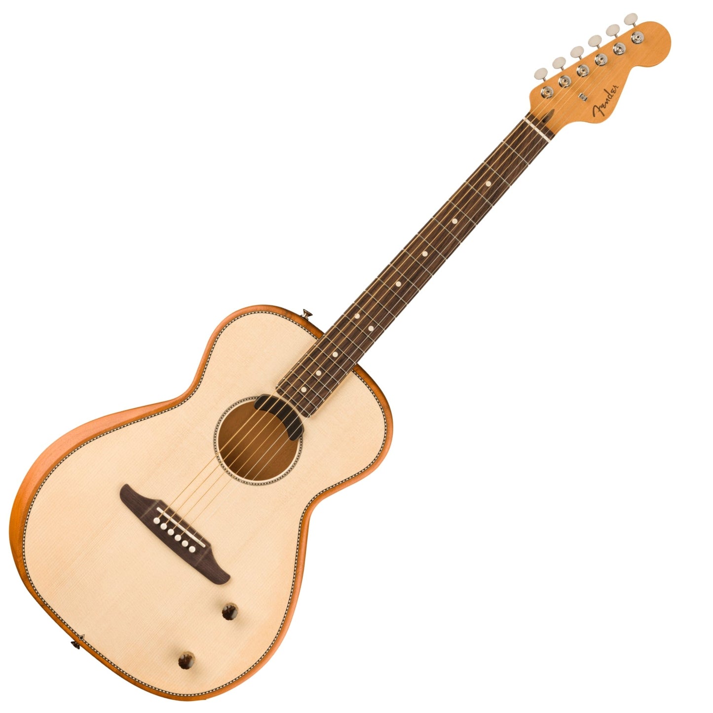Fender Highway Series Parlor Natural Thinline Electro Acoustic Guitar