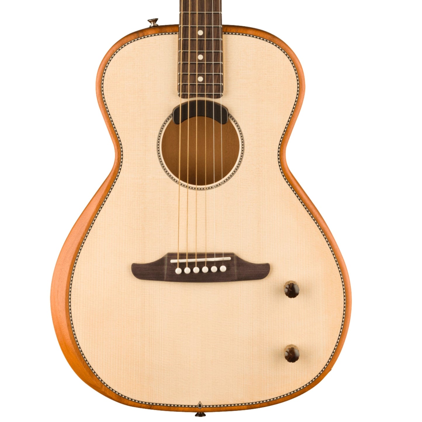 Fender Highway Series Parlor Natural Thinline Electro Acoustic Guitar