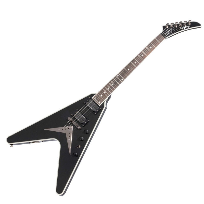 Epiphone Dave Mustaine Flying V Custom Black Metallic inc Case