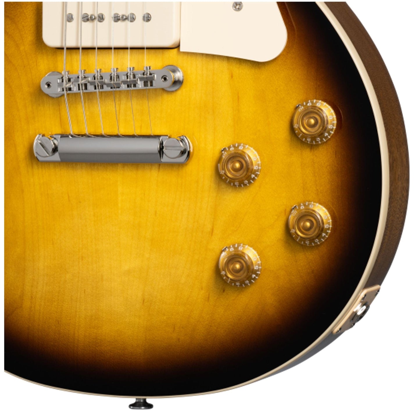 Gibson Les Paul Standard 50s P-90 Plain Top; Tobacco Burst | With 3 FREE Maestro Effects Pedals