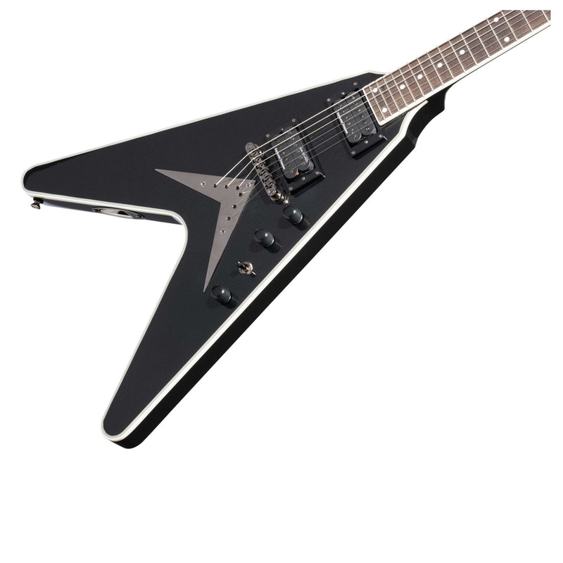 Epiphone Dave Mustaine Flying V Custom Black Metallic inc Case