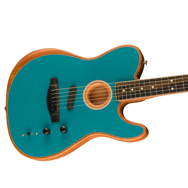 Fender American Acoustasonic Telecaster Acoustic Ocean Turquiose Guitar