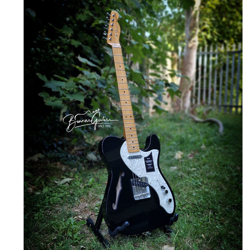 Fender Vintera II 60's Telecaster Thinline Maple Black Guitar