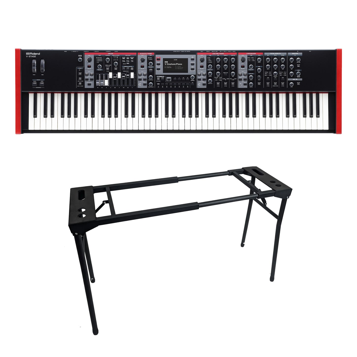 Roland V-Stage 88 Keyboard with Stand Bundle