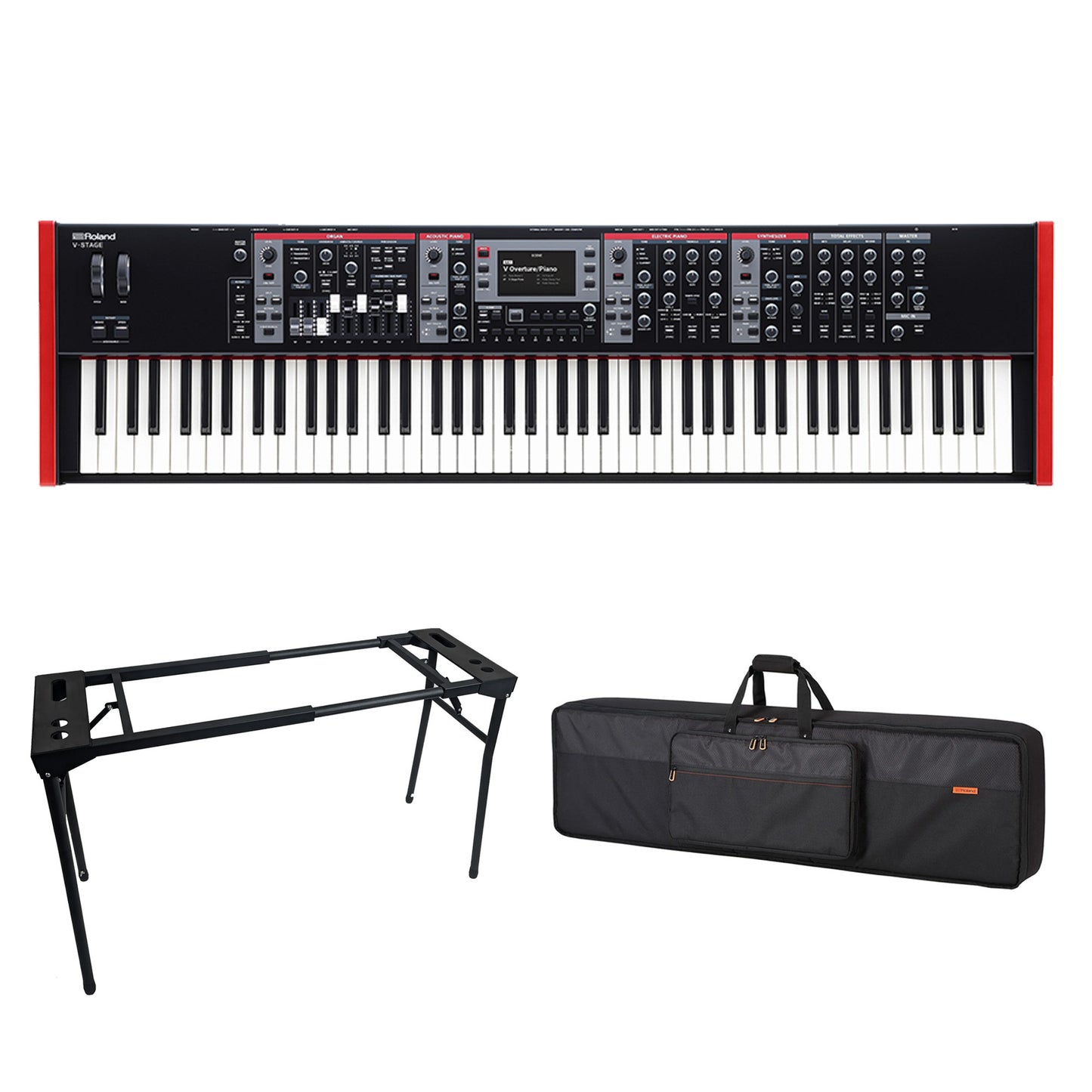 Roland V-Stage 88 Keyboard with Stand & Carry Bag Bundle
