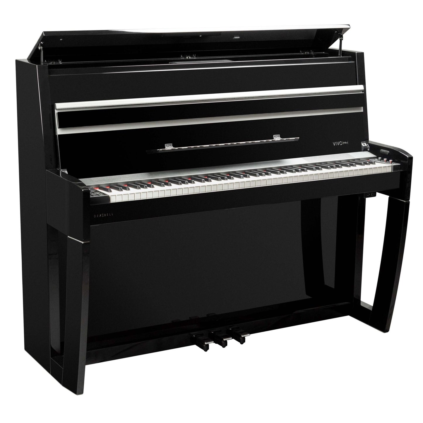 Dexibell H10V Upright Digital Piano; Polished Black Package Including Branded Stool