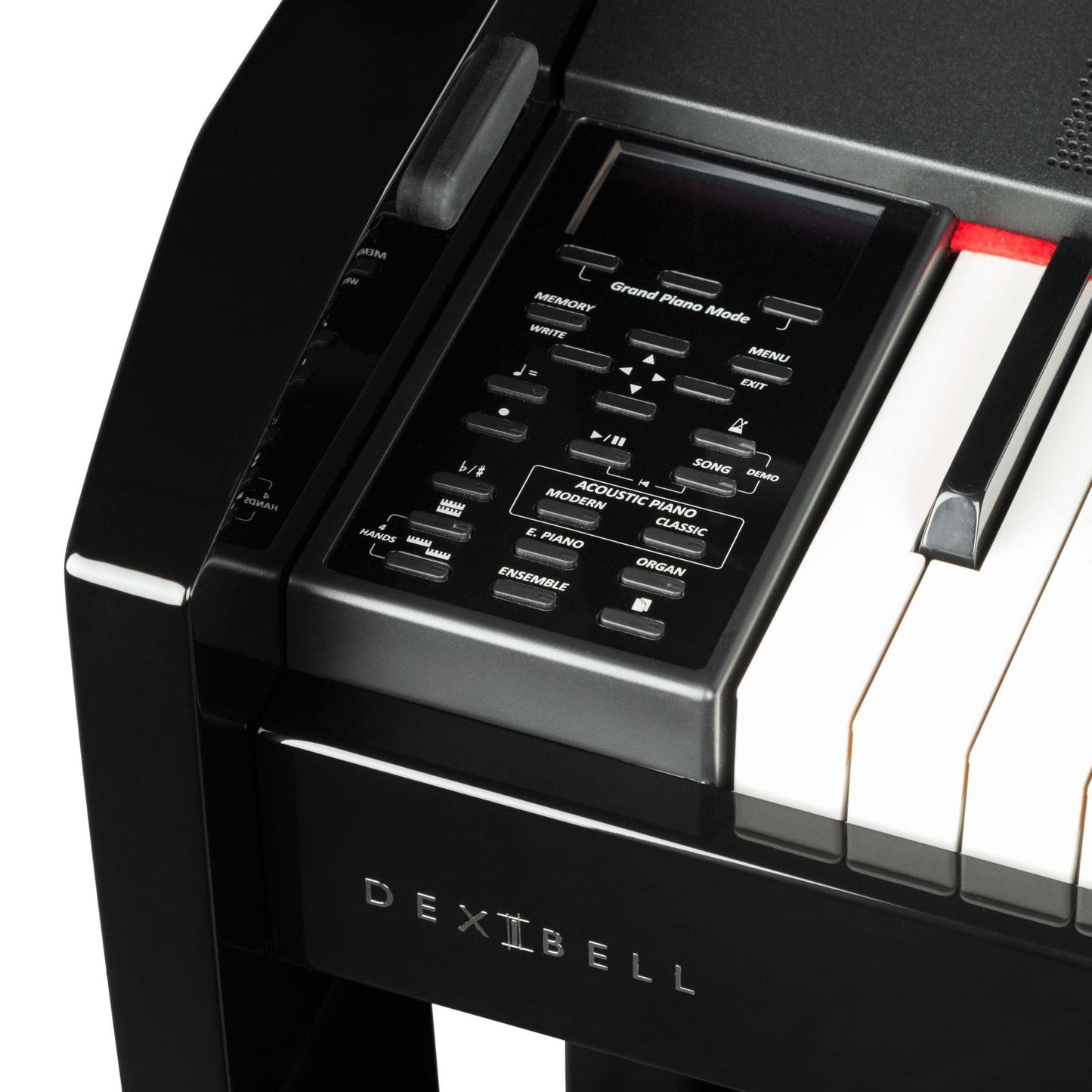 Dexibell H10V Upright Digital Piano; Polished Black